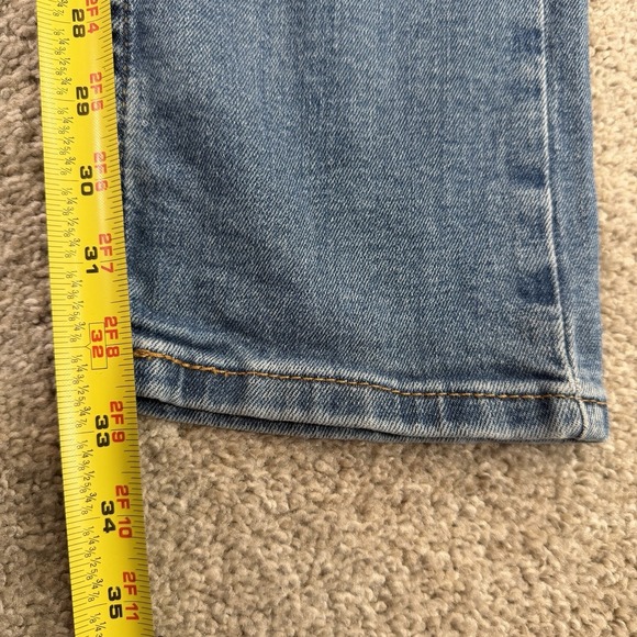 Levis 511 Jeans 33x34 Slim Fit Light Wash Blue Denim Casual Modern Everyday - Picture 6 of 9